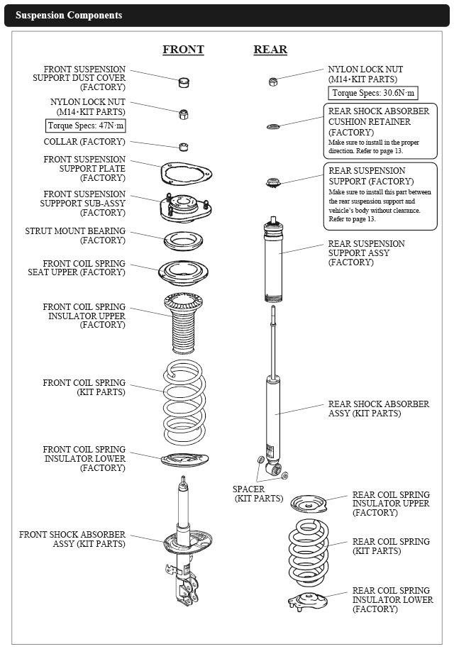 HKS HIPERMAX-G ZRR80G Full Strut/Spring Kit - 80260-AT005