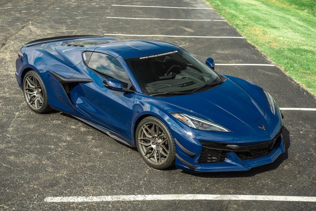 Verus - Dual Element Dive Plane (Canard) Kit - Corvette Z06(C8) - A0752A for 2020-2026 Chevrolet Corvette - side view