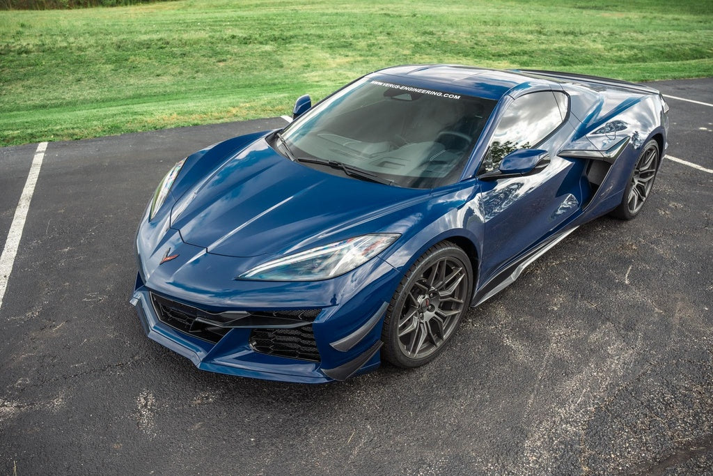 Verus - Dual Element Dive Plane (Canard) Kit - Corvette Z06(C8) - A0752A for 2020-2026 Chevrolet Corvette - angle view