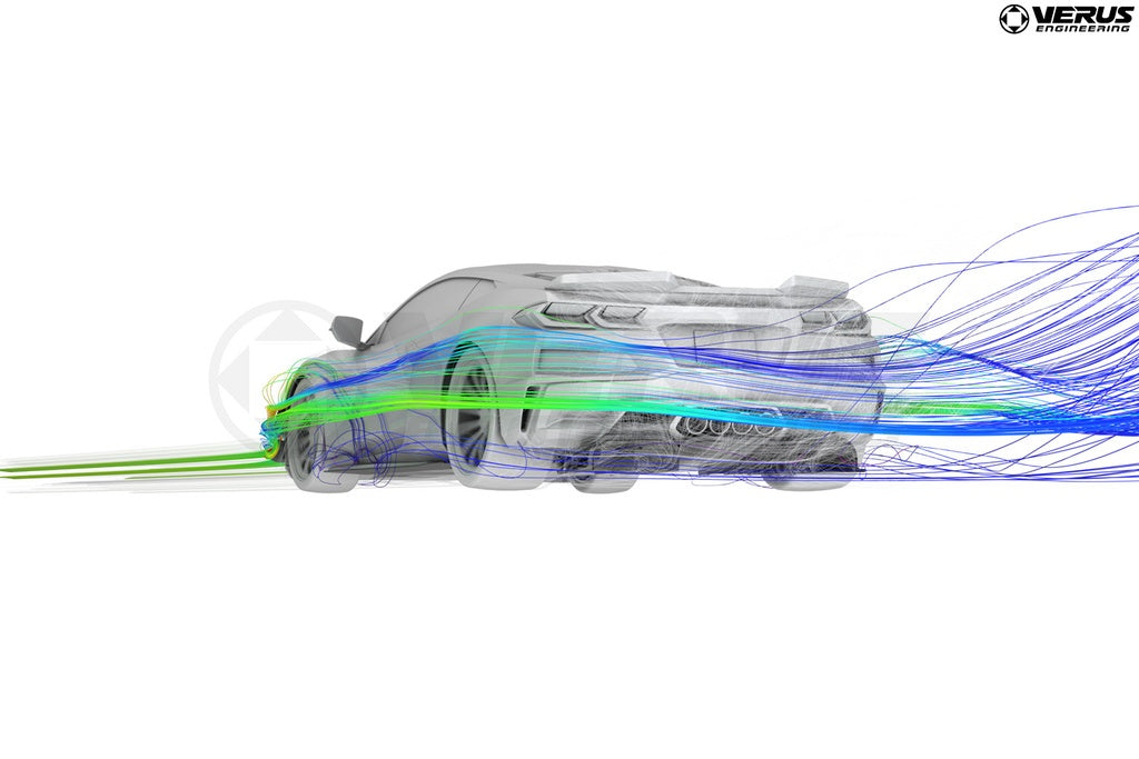 Verus - Dual Element Dive Plane (Canard) Kit - Corvette Z06(C8) - A0752A for 2020-2026 Chevrolet Corvette - front view