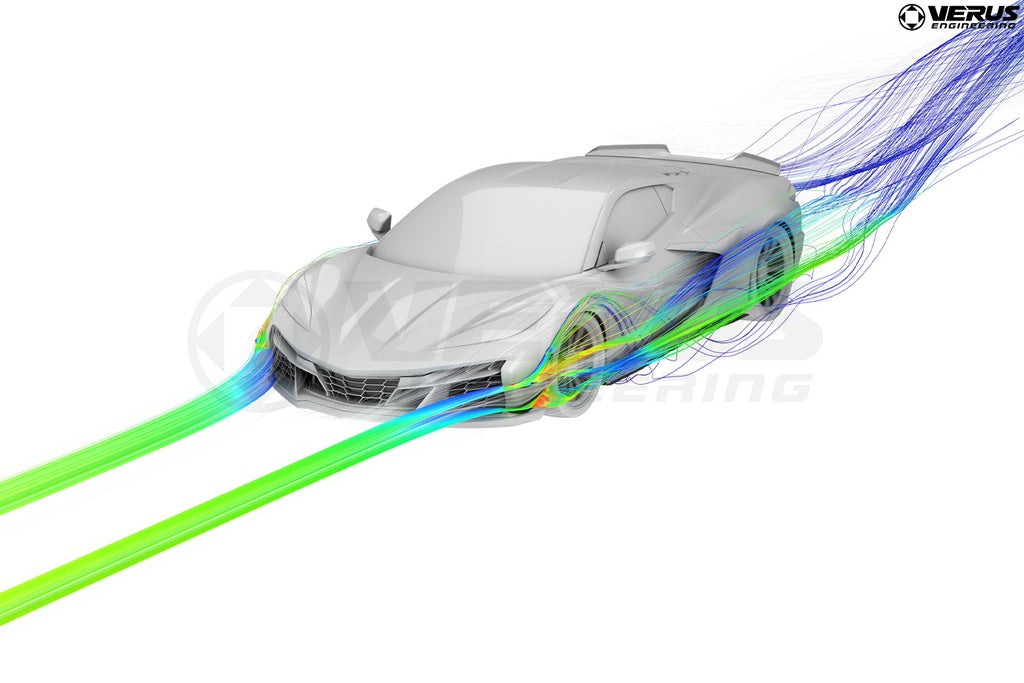 Verus - Dual Element Dive Plane (Canard) Kit - Corvette Z06(C8) - A0752A for 2020-2026 Chevrolet Corvette - installed view
