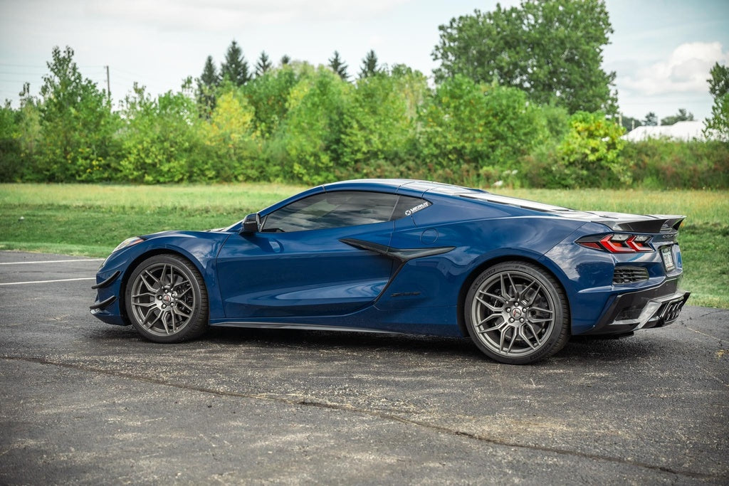 Verus - Dual Element Dive Plane (Canard) Kit - Corvette Z06(C8) - A0752A for 2020-2026 Chevrolet Corvette - rear view