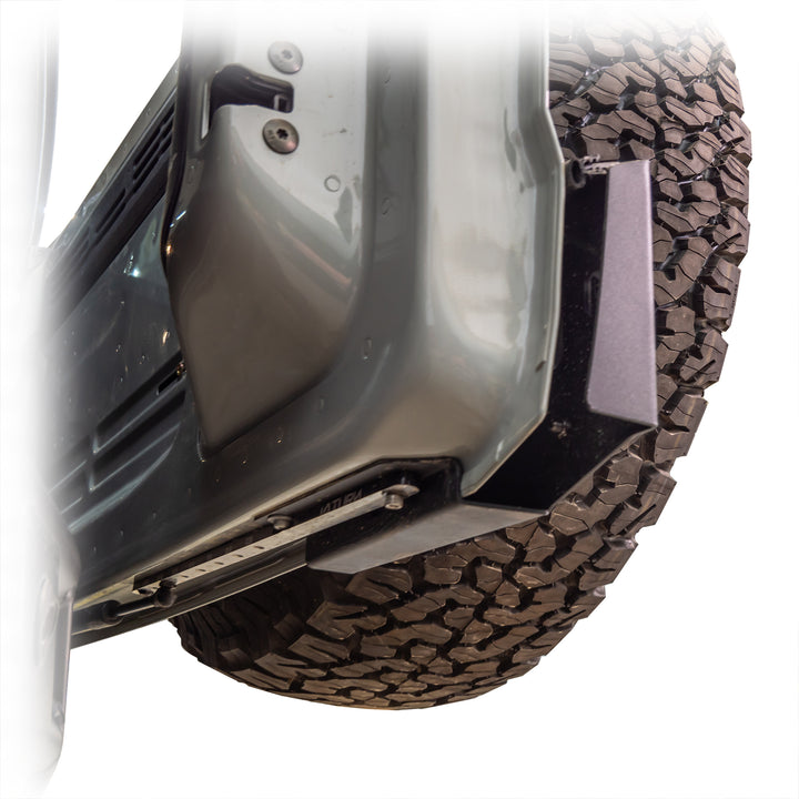 Turn Offroad 2021+ Ford Bronco License Plate Relocation Bracket - EA6-M1 for 2021-2026 Ford Bronco - detail view
