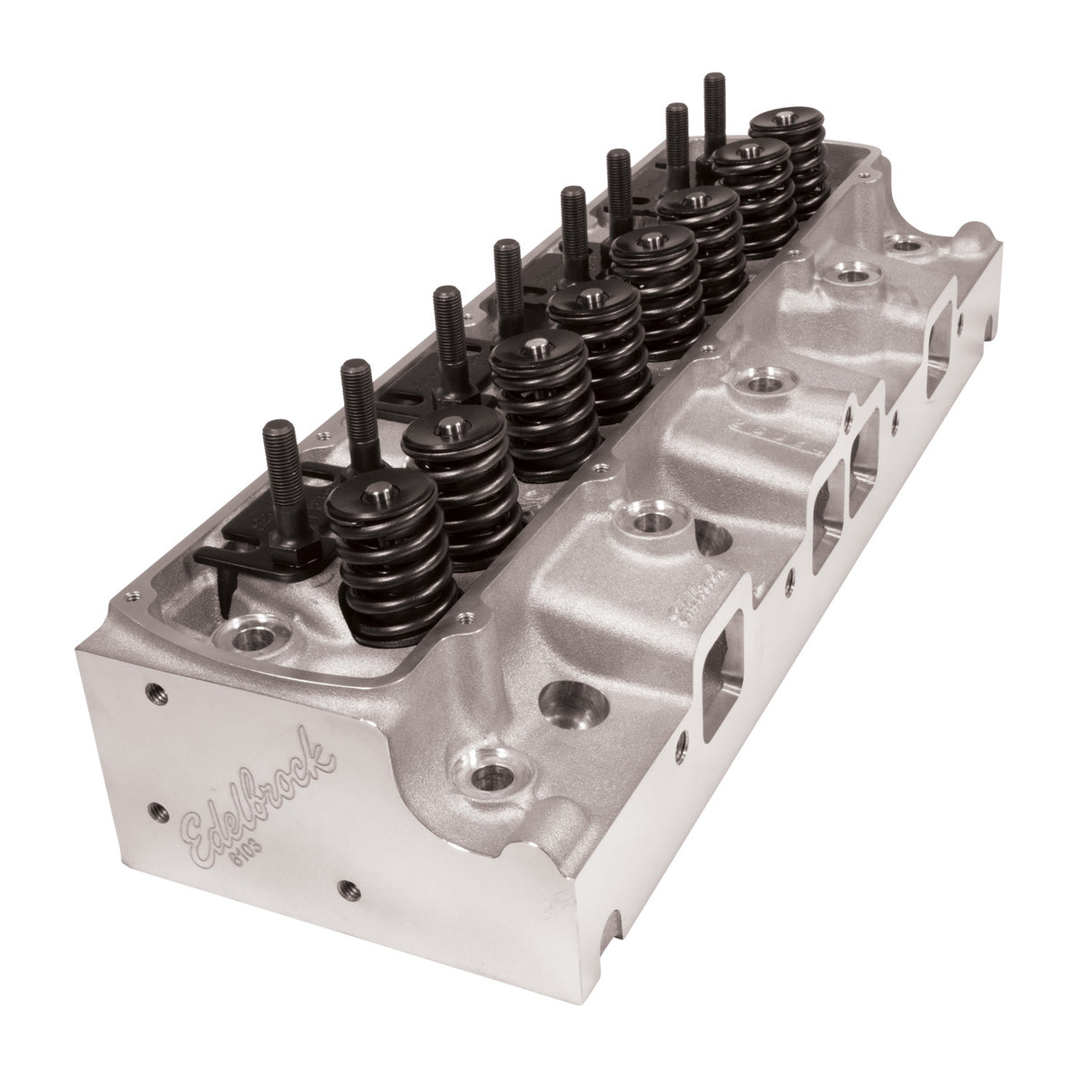 Edelbrock SB Oldsmobile Performer RPM Cylinder Heads for Hydraulic Roller Cam - 61035