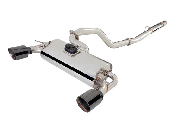 Xforce - 2016-2018 Ford Focus RS Stainless Steel 3" Cat-Back System with Varex Rear Muffler and Smartbox Controller for 2016-