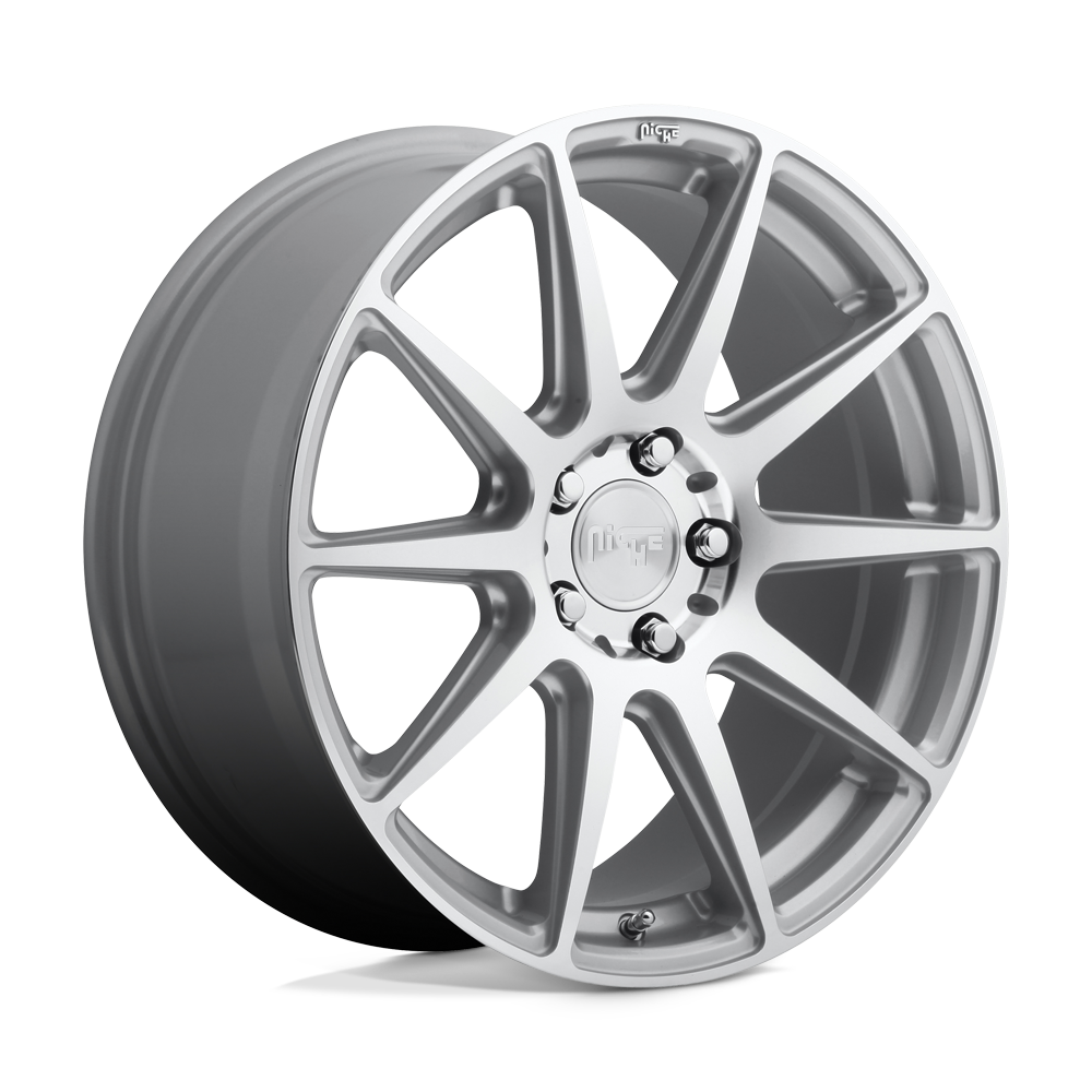 Niche M146 Essen 20X10 5X114.3 +40MM Gloss Silver Machined