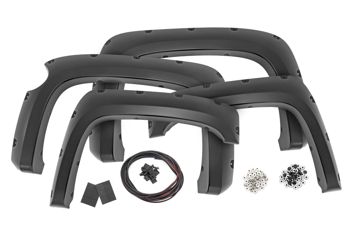 Rough Country - Pocket Fender Flares - 5'9" Bed - Chevy Silverado 1500 (07-13)