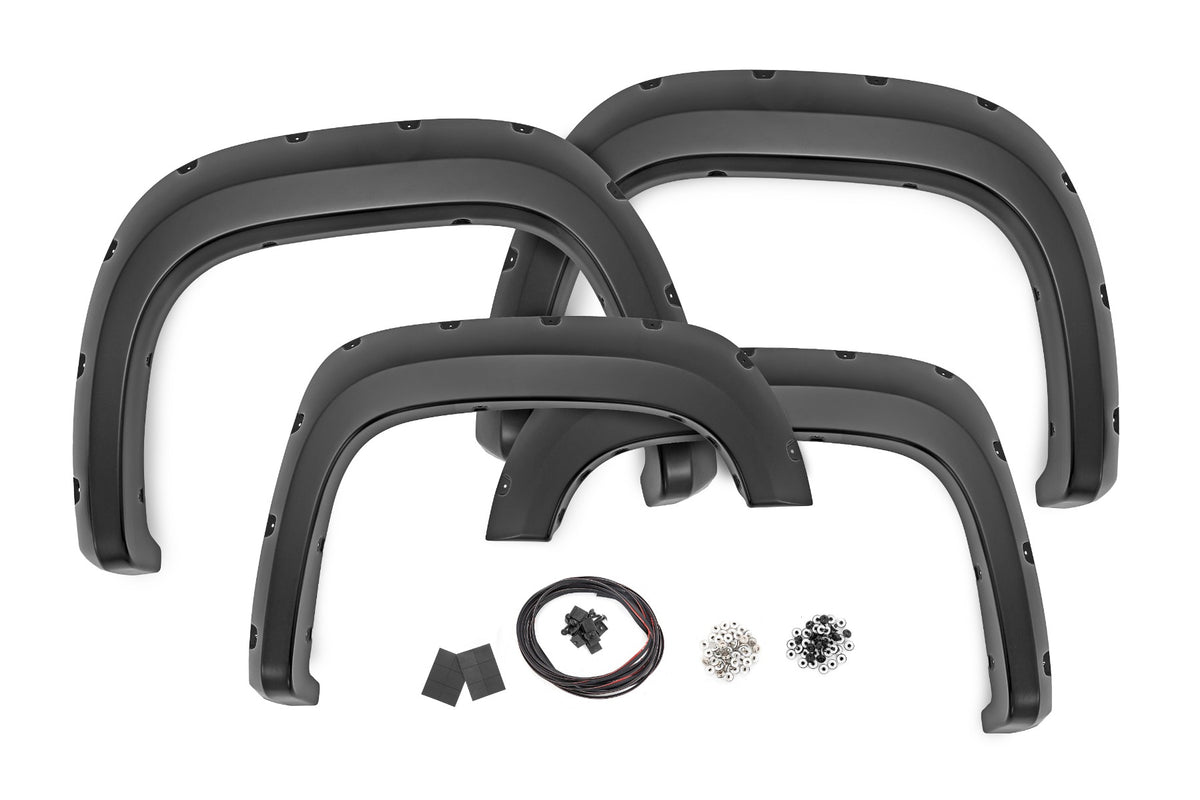 Rough Country - Pocket Fender Flares - 5'9" Bed - GMC Sierra 1500 (2007-2013)