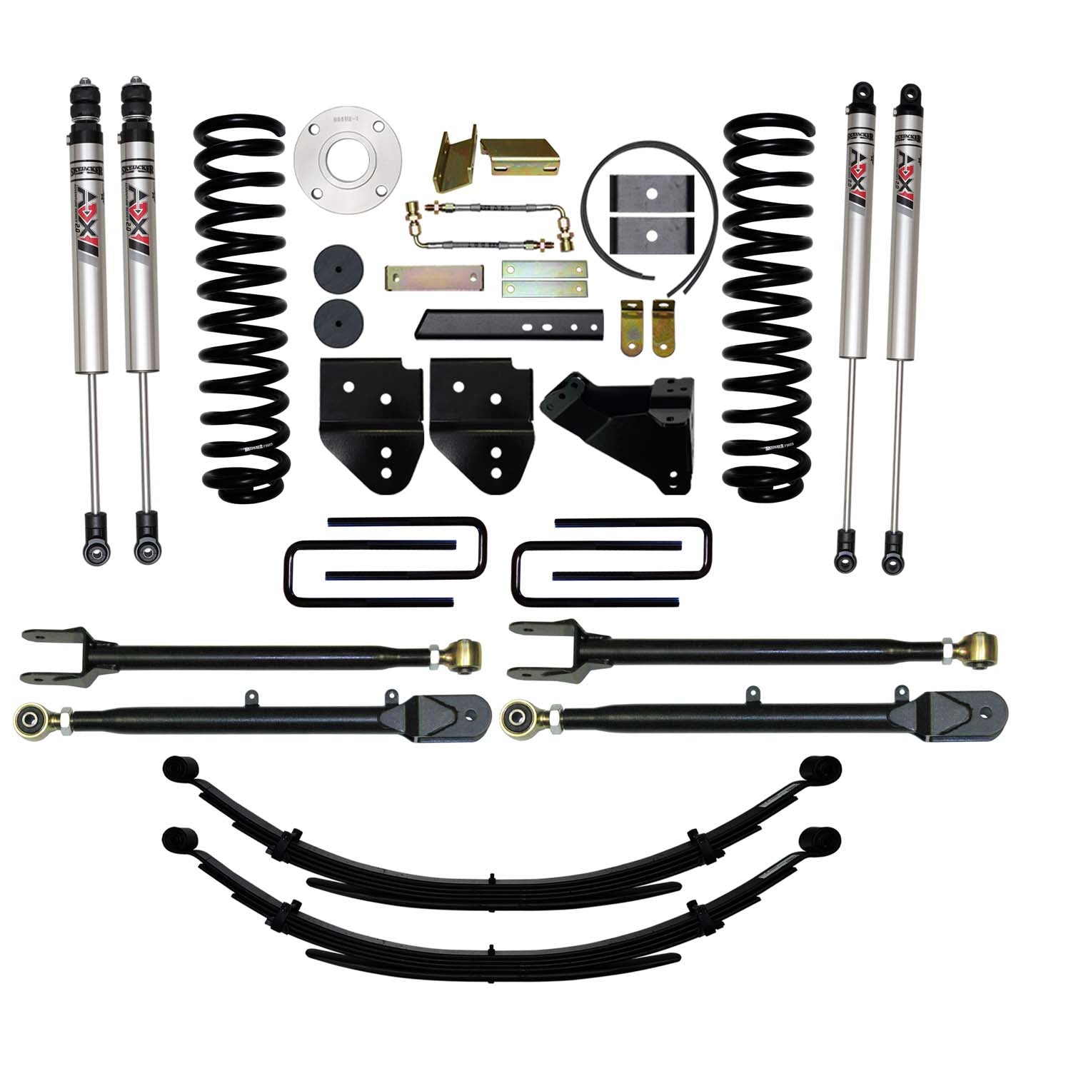 Skyjacker 11-16 Ford F-250 6 In Suspension Lift Kit With Adx M2.0 Aluminum Monotube Shocks - F116024KS-XM