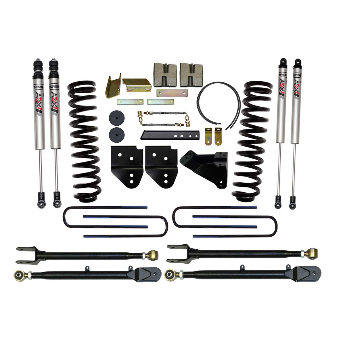 Skyjacker 11-16 Ford F-350 6 In Suspension Lift Kit With Adx M2.0 Aluminum Monotube Shocks - F116524KH-XM