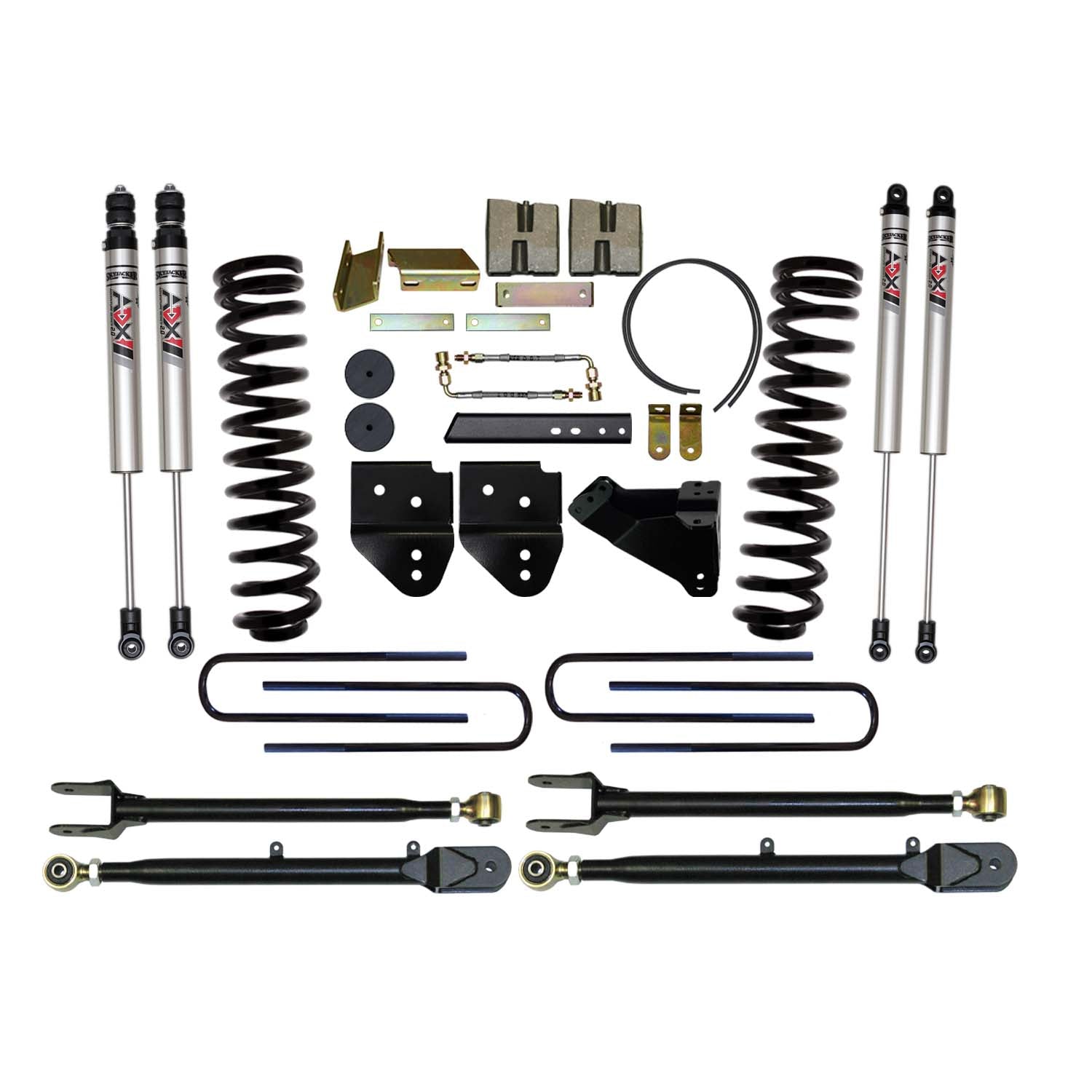 Skyjacker 11-16 Ford F-350 6 In Suspension Lift Kit With Adx M2.0 Aluminum Monotube Shocks - F116524KH-XM