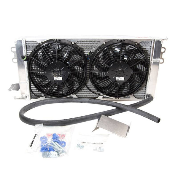 VMP Dual-Fan Triple Pass Heat Exchanger for '15+ Mustang - VMP-SUC022 for 2015-2020 Ford Mustang - front view