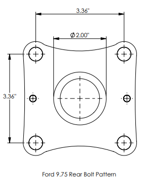 DSS 15-24 Ford F150 4WD Reg. Cab Short Bed (9.75in Rear End) 4in Alum. Driveshaft  (1400HP+) - 610532