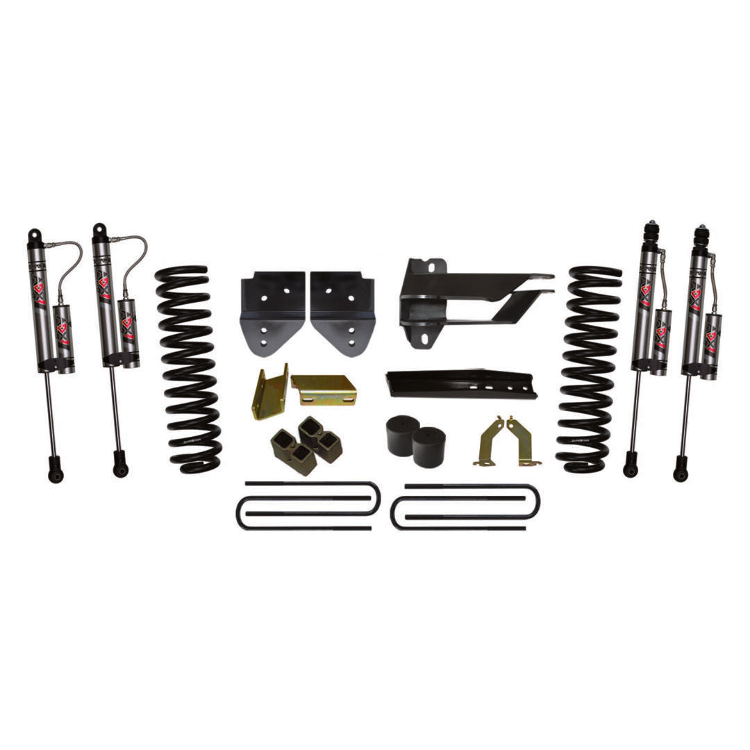Skyjacker 17-22 Ford F-350 4 In Suspension Lift Kit With Adx M2.0 Aluminum Monotube Shocks