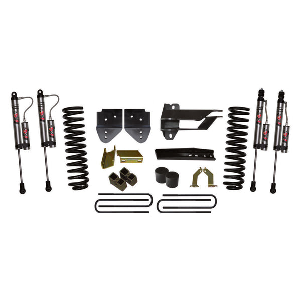 Skyjacker 17-22 Ford F-350 4 In Suspension Lift Kit With Adx M2.0 Aluminum Monotube Shocks