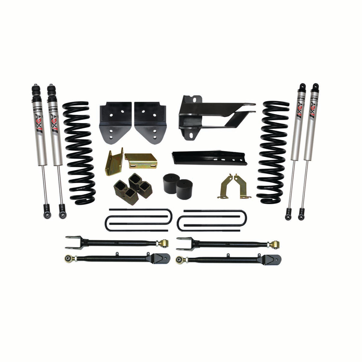 Skyjacker 17-22 Ford F-250 4 In Suspension Lift Kit With Adx M2.0 Aluminum Monotube Shocks - F174024K-XM