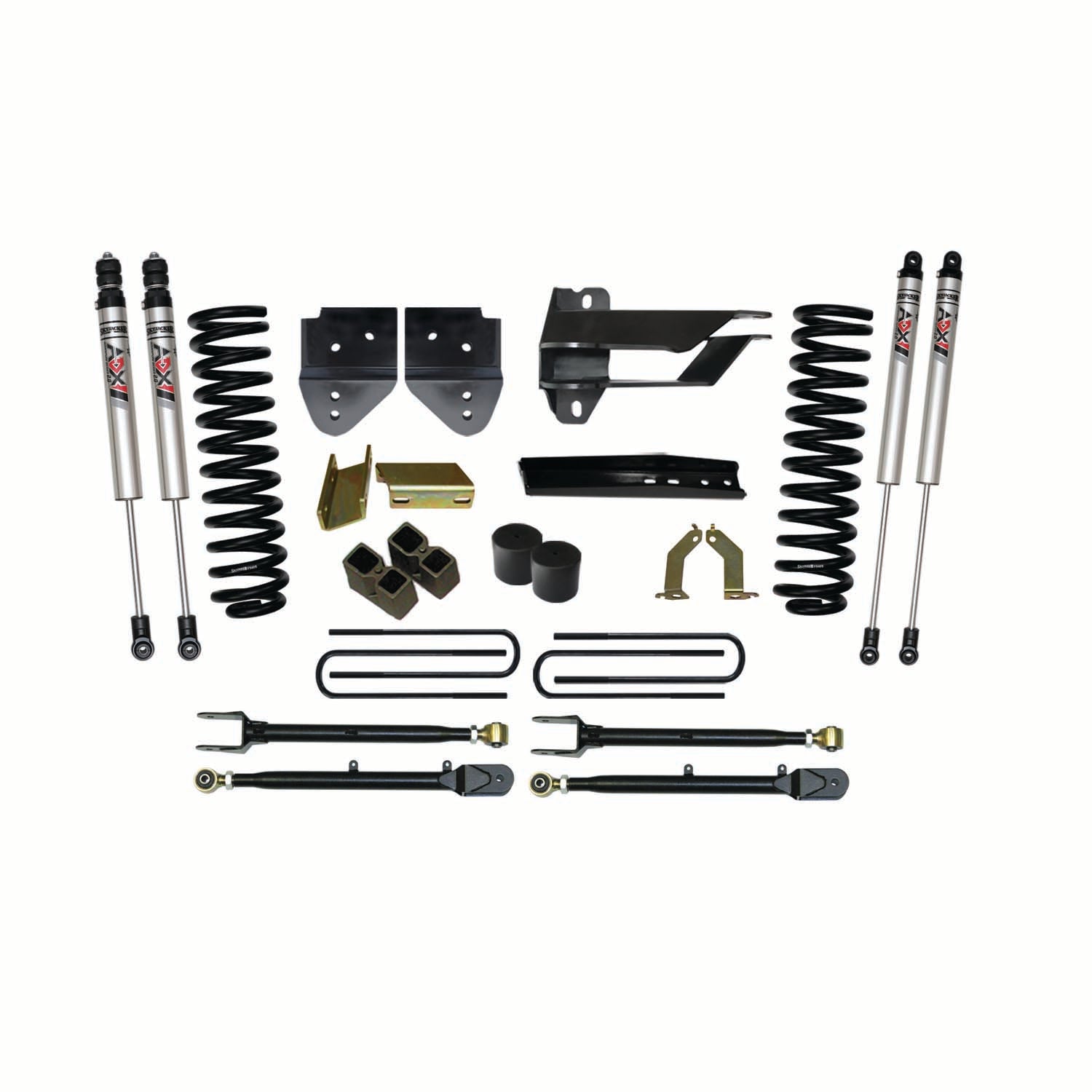 Skyjacker 17-22 Ford F-250 4 In Suspension Lift Kit With Adx M2.0 Aluminum Monotube Shocks - F174024K-XM