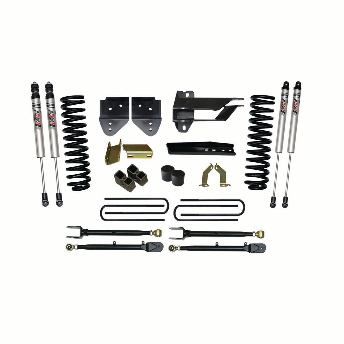 Skyjacker 17-22 Ford F-350 4 In Suspension Lift Kit With Adx M2.0 Aluminum Monotube Shocks - F174024K3-XM