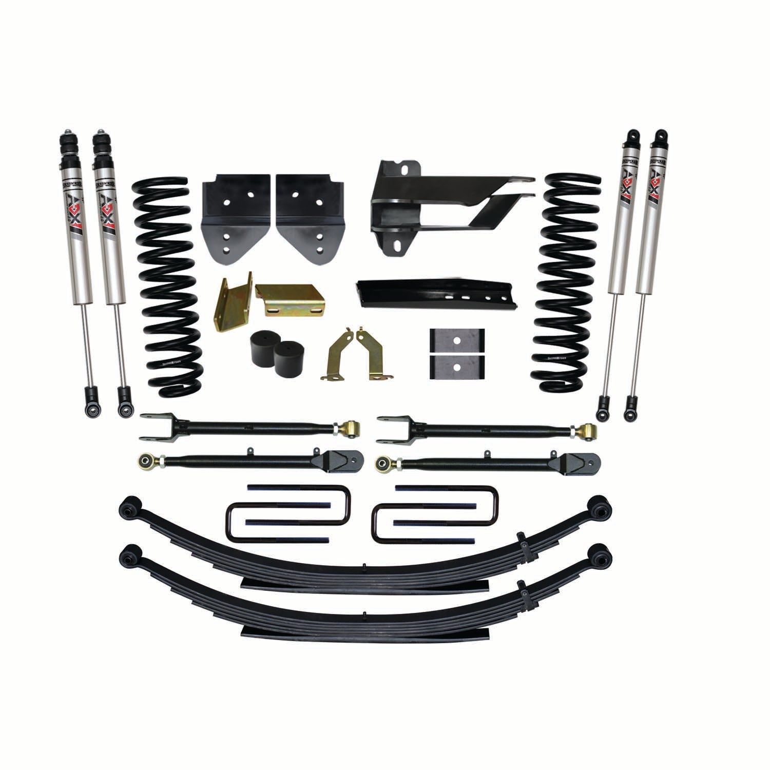 Skyjacker 17-22 Ford F-250 4 In Suspension Lift Kit W/ Adx M2.0 Alum Monotube Shocks - F174024KS-XM