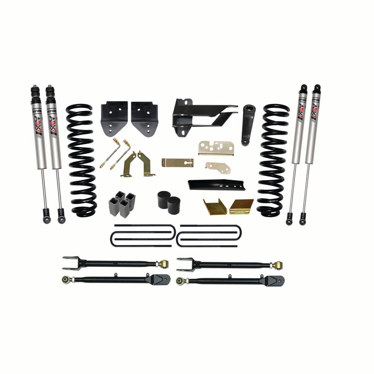 Skyjacker 17-22 Ford F-350 6 In Suspension Lift Kit With Adx M2.0 Aluminum Monotube Shocks - F176024K3-XM