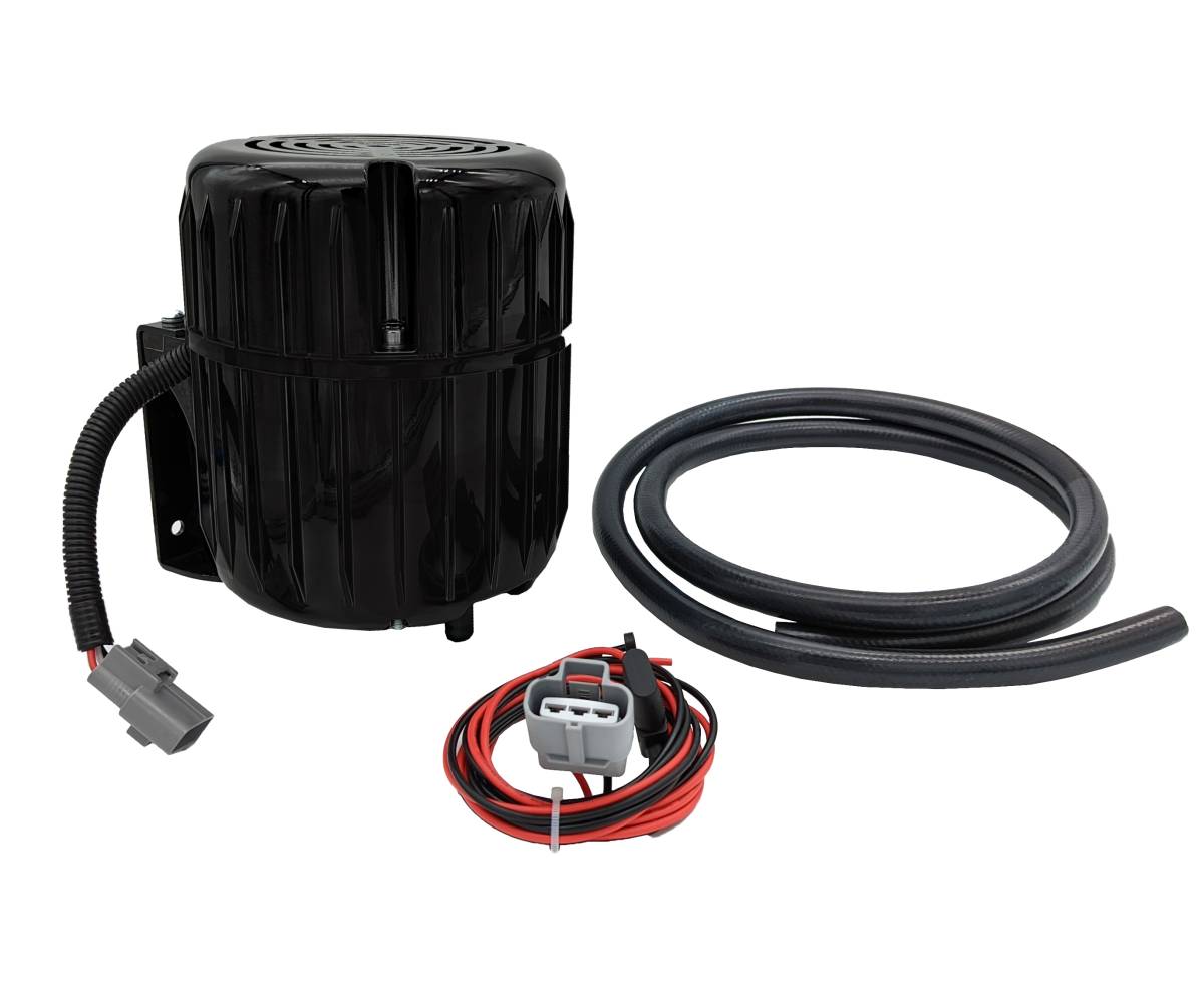 Granatelli 12-Volt Vacuum Rotary Vein Brake Booster Lift Pump - Black - 410101B