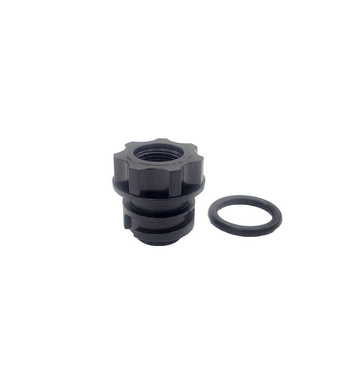 Granatelli GM LS/LT / Ford Coyote -10AN ORB Female Threaded Insert Vented Oil Fill Cap - Black - 280118