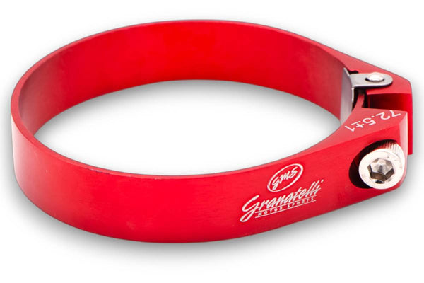 Granatelli 1.75in OD Hose Clamp ID Adjustment Range 47.5-49.5mm - Red - 971175R