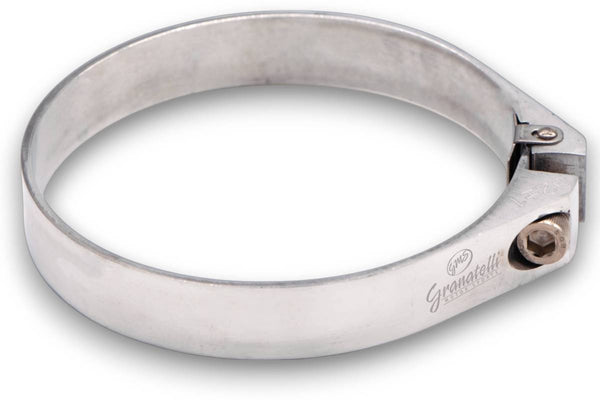 Granatelli 1.75in OD Hose Clamp ID Adjustment Range 47.5-49.5mm - Polished - 971175P