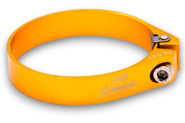 Granatelli 1.75in OD Hose Clamp ID Adjustment Range 47.5-49.5mm - Gold - 971175G