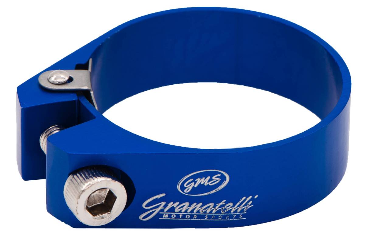 Granatelli 2.0in OD Hose Clamp ID Adjustment Range 50.8-52.8mm - Blue - 971200B