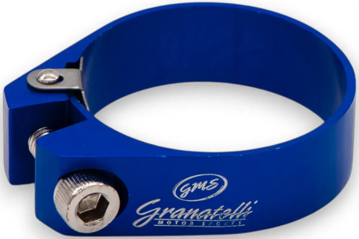 Granatelli 1.5in OD Hose Clamp ID Adjustment Range 38-40mm - Blue - 971150B