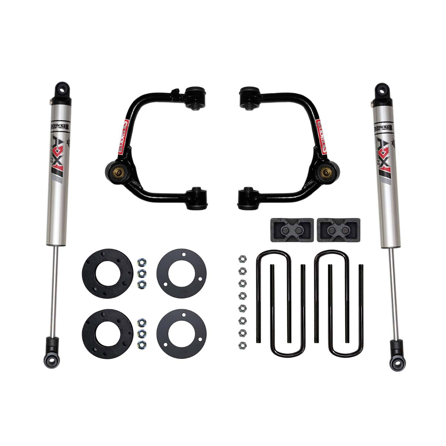 Skyjacker 21-25 Ford F-150 3 In Suspension Lift Kit With Adx M2.0 Aluminum Monotube Shocks