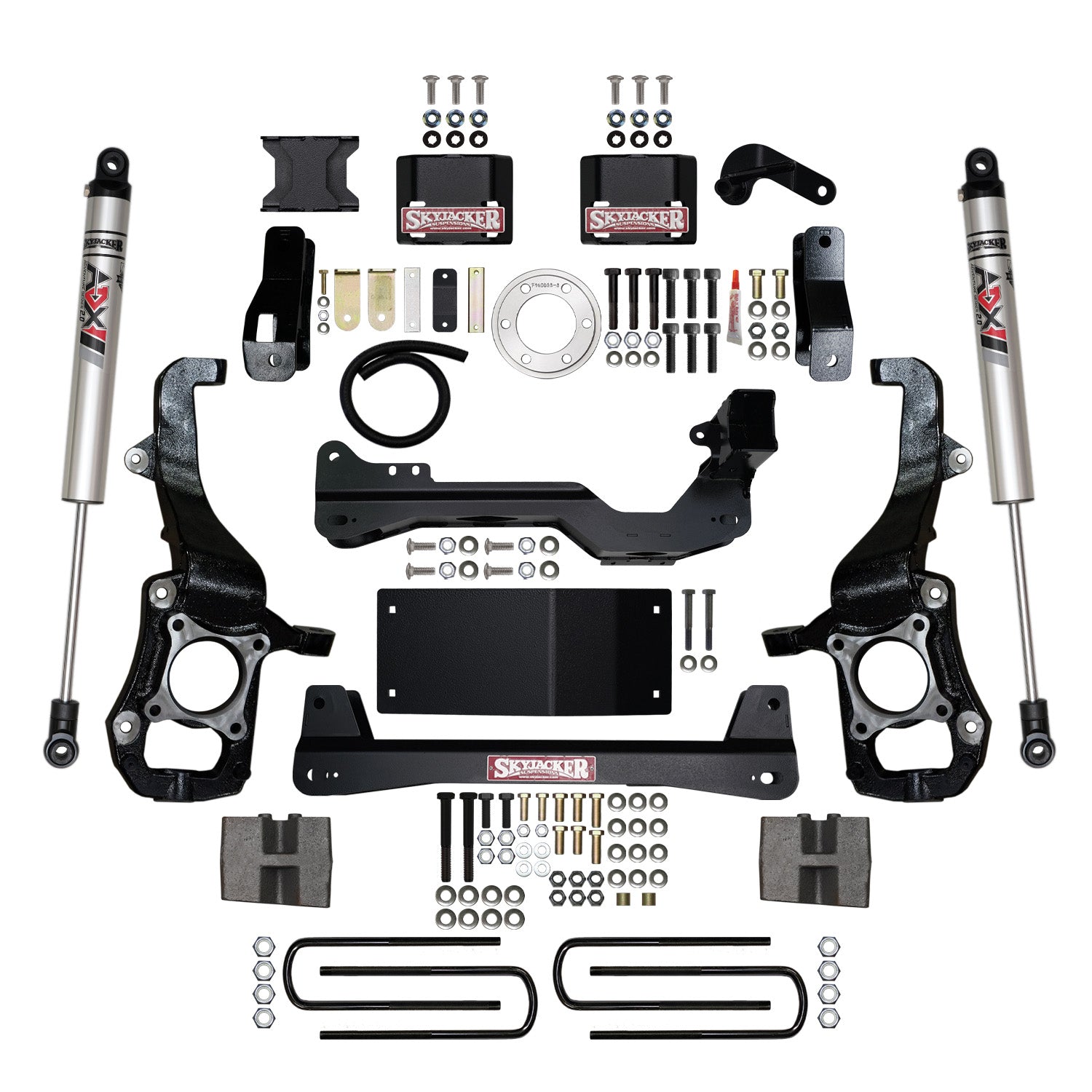 Skyjacker 21-25 Ford F150 4.5 In Suspension Lift Kit With Adx M2.0 Aluminum Monotube Shocks - F2145BKXM