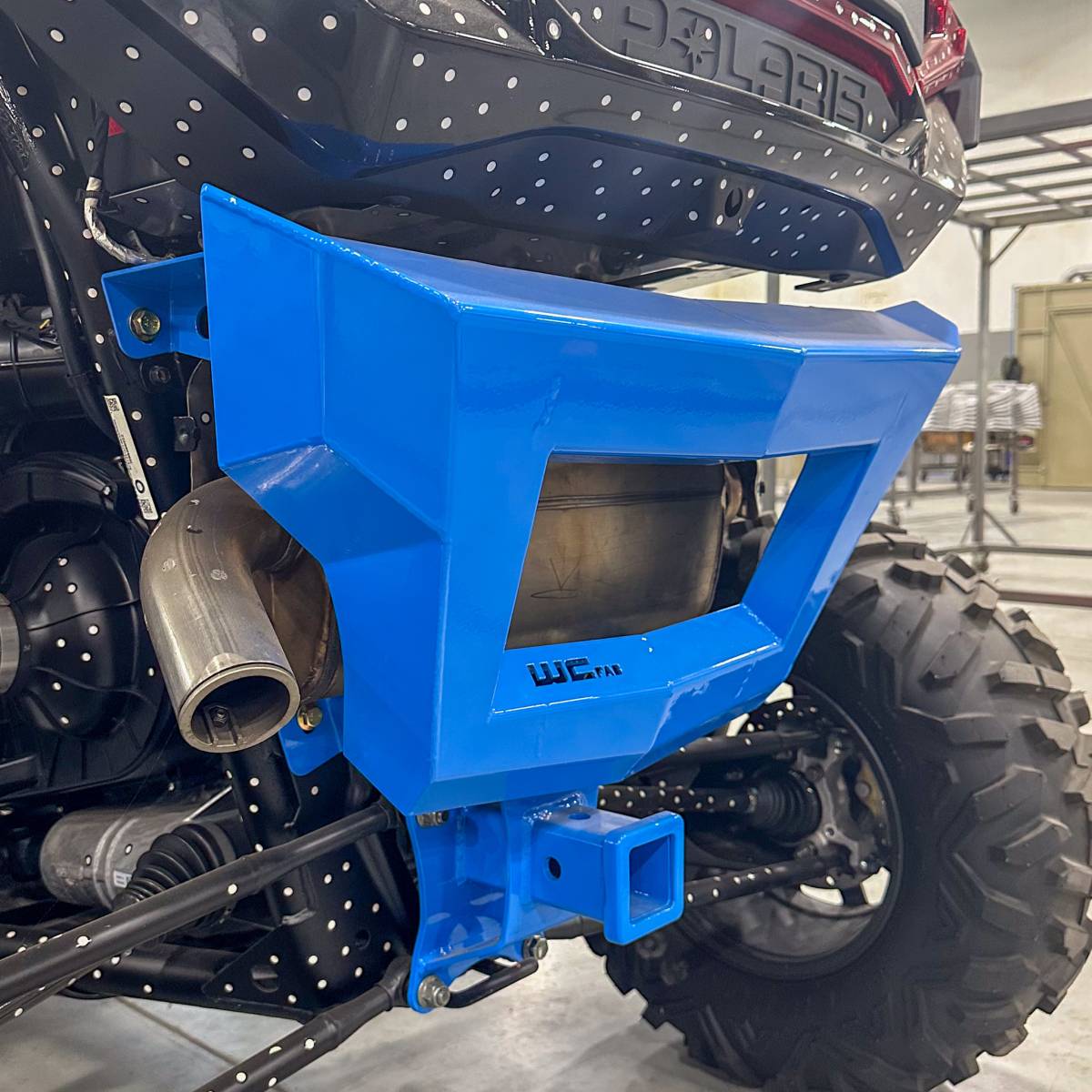 Wehrli 19-23 Polaris RZR XP/S 1000 Rear Bumper - Velocity Blue - WCF102103-RVB - front view