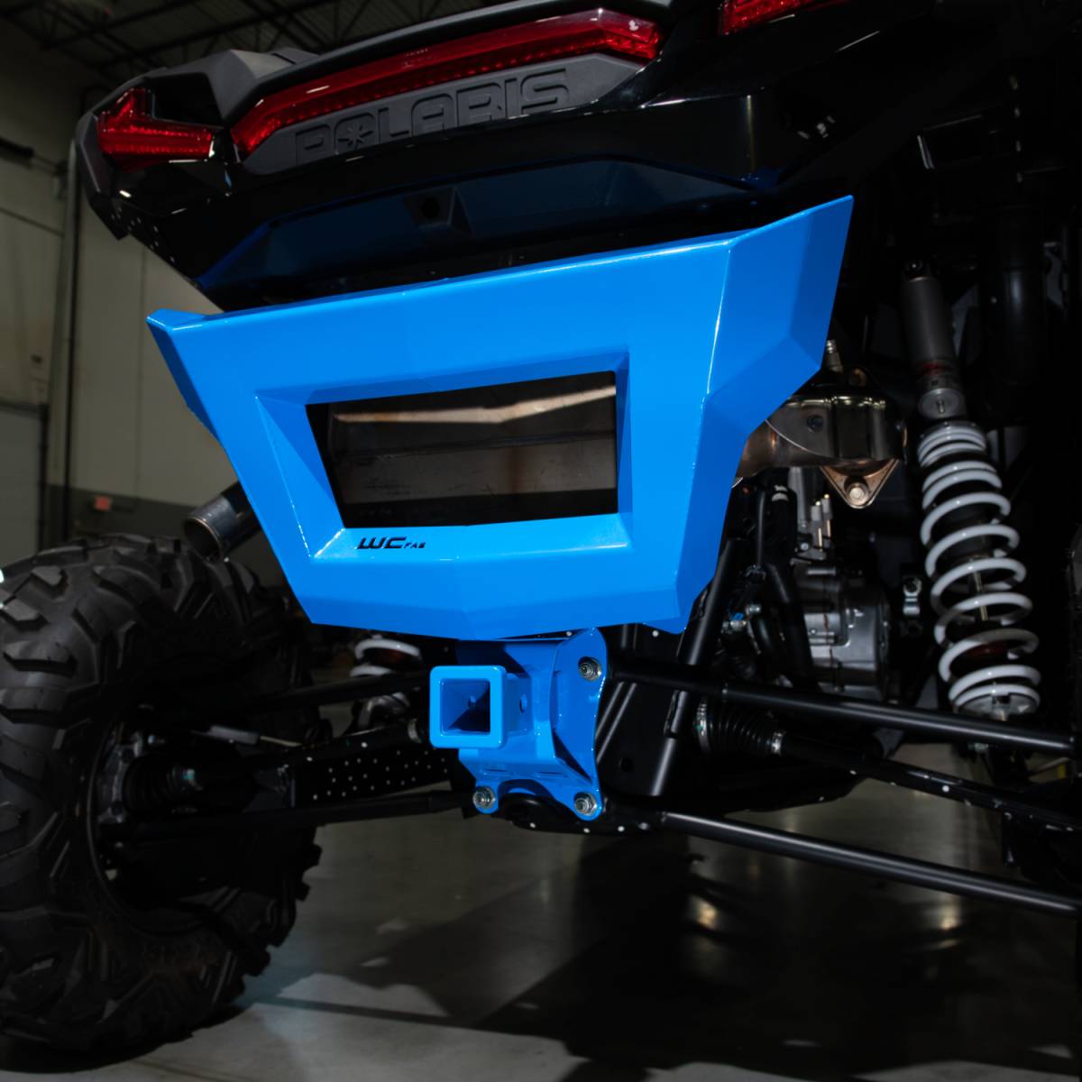 Wehrli 19-23 Polaris RZR XP/S 1000 Rear Bumper - Velocity Blue - WCF102103-RVB - side view