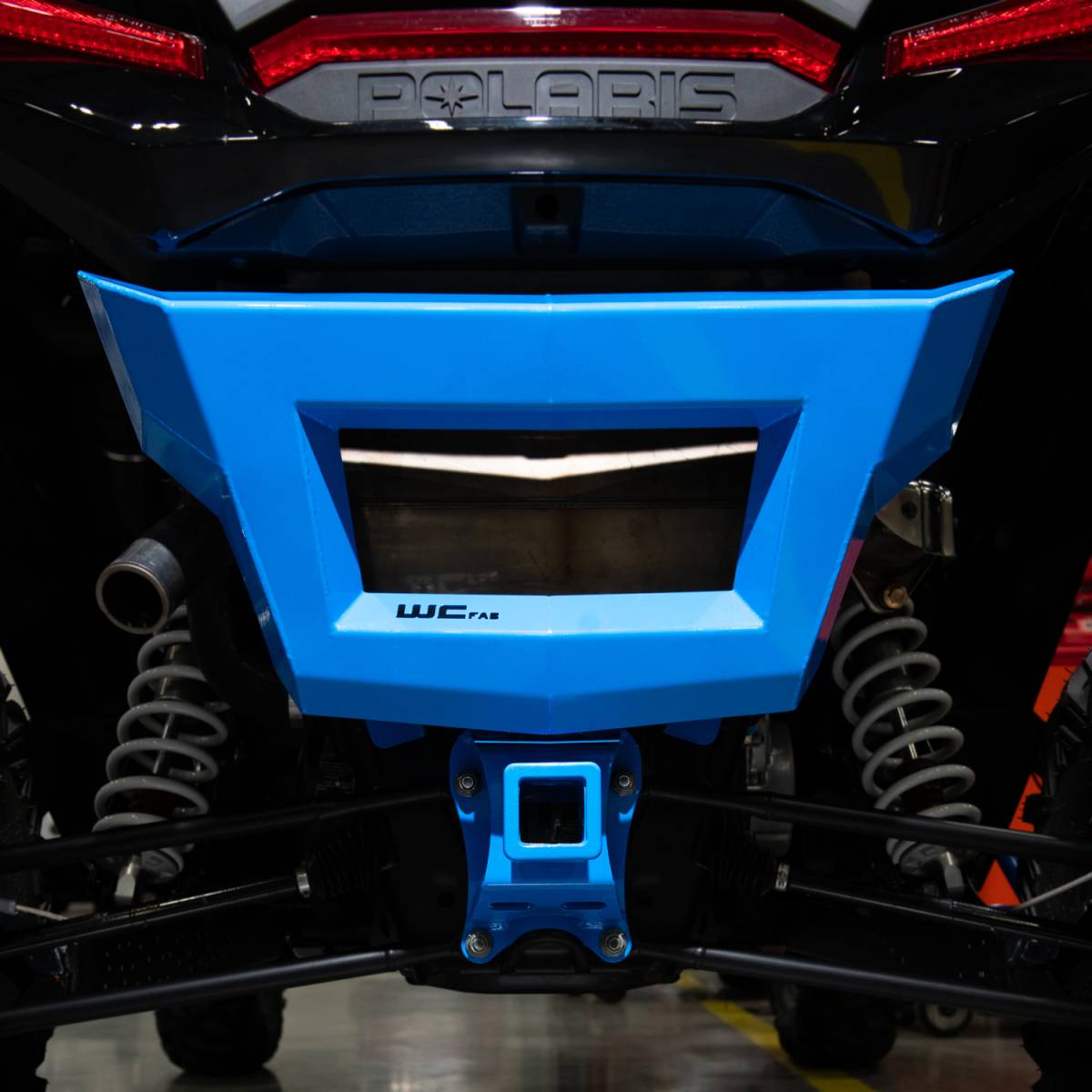 Wehrli 19-23 Polaris RZR XP/S 1000 Rear Bumper - Velocity Blue - WCF102103-RVB - rear view
