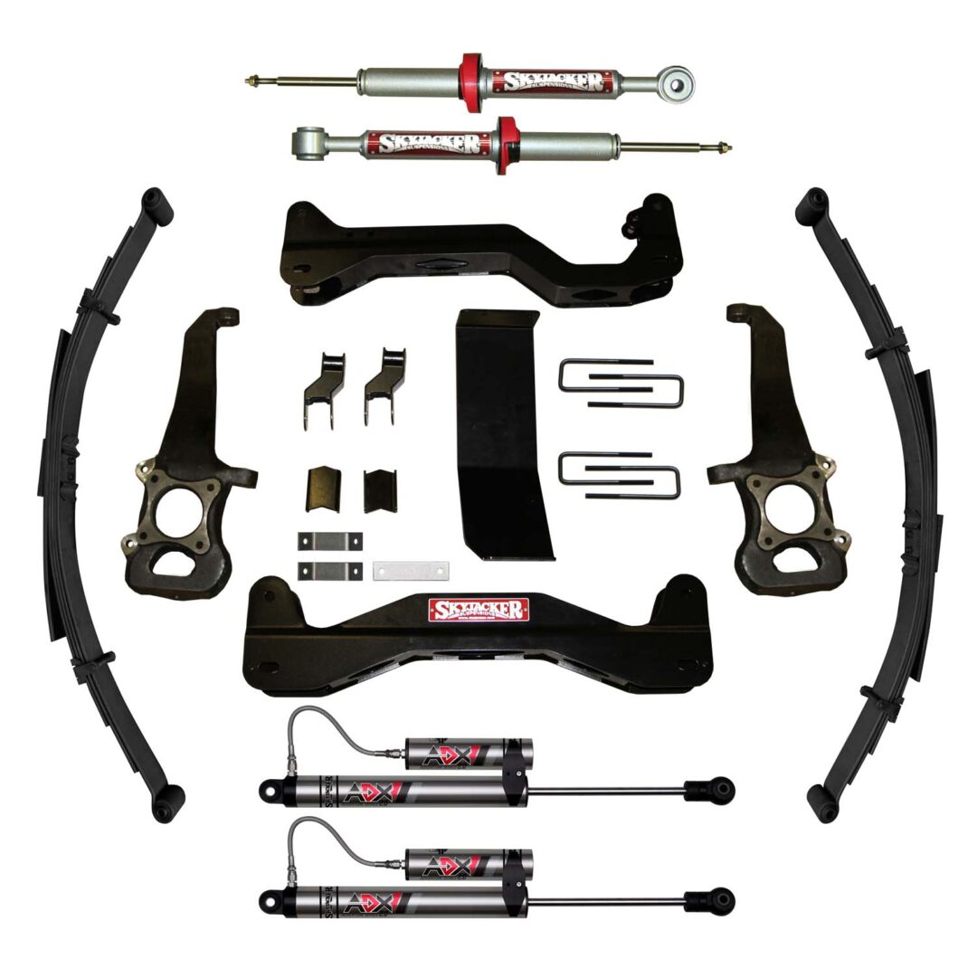 Skyjacker 04-08 Ford F150 4WD 6in Suspension Lift Kit w/ ADX 2.0 Remote Res. Shocks & Leaf Springs - F4601KS-NSP-X