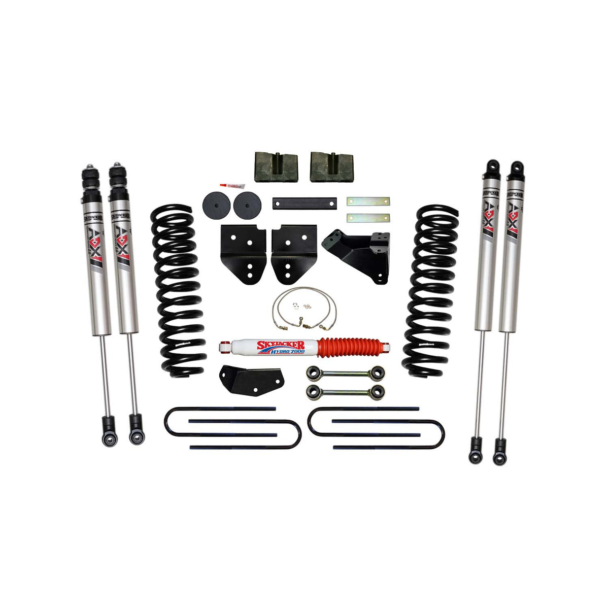 Skyjacker 08-10 Ford F-350 4 In Suspension Lift Kit With Adx M2.0 Aluminum Monotube Shocks - F8401KH-XM