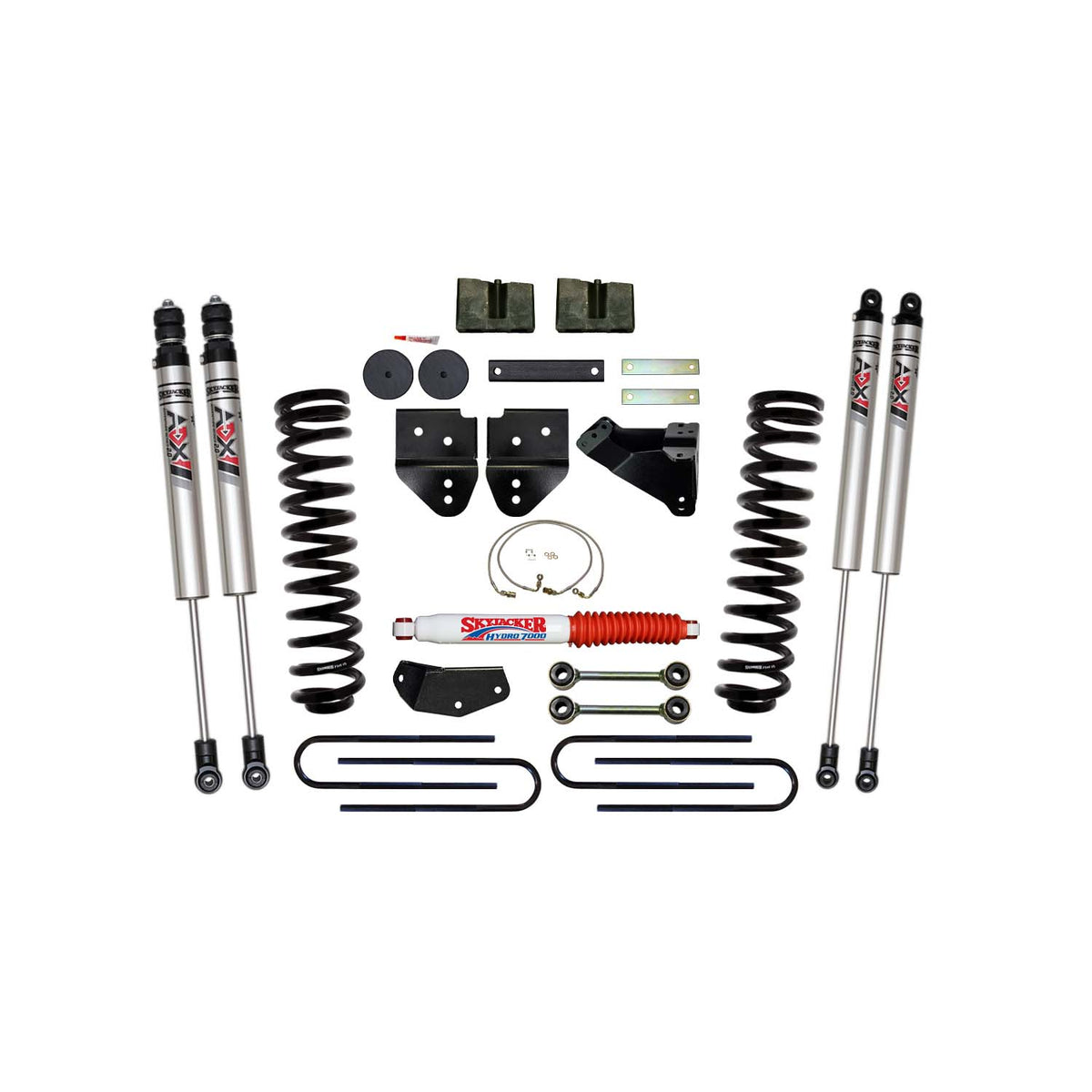 Skyjacker 08-10 Ford F-350 4 In Suspension Lift Kit With Adx M2.0 Aluminum Monotube Shocks - F8451KH-XM