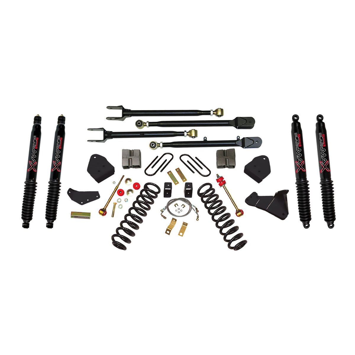 Skyjacker 6"KT,08-10F350HD,GAS,4BLK M - F86024KH-B