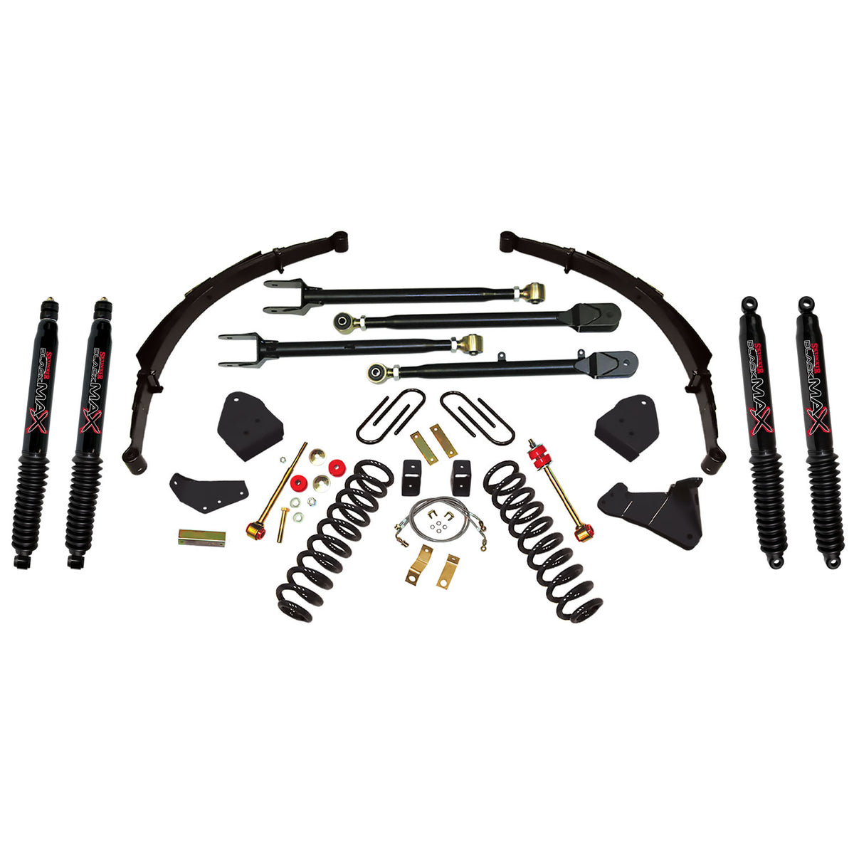Skyjacker 6"SYS,08F250DSL,4LKS,BLK MA - F86524KS-B