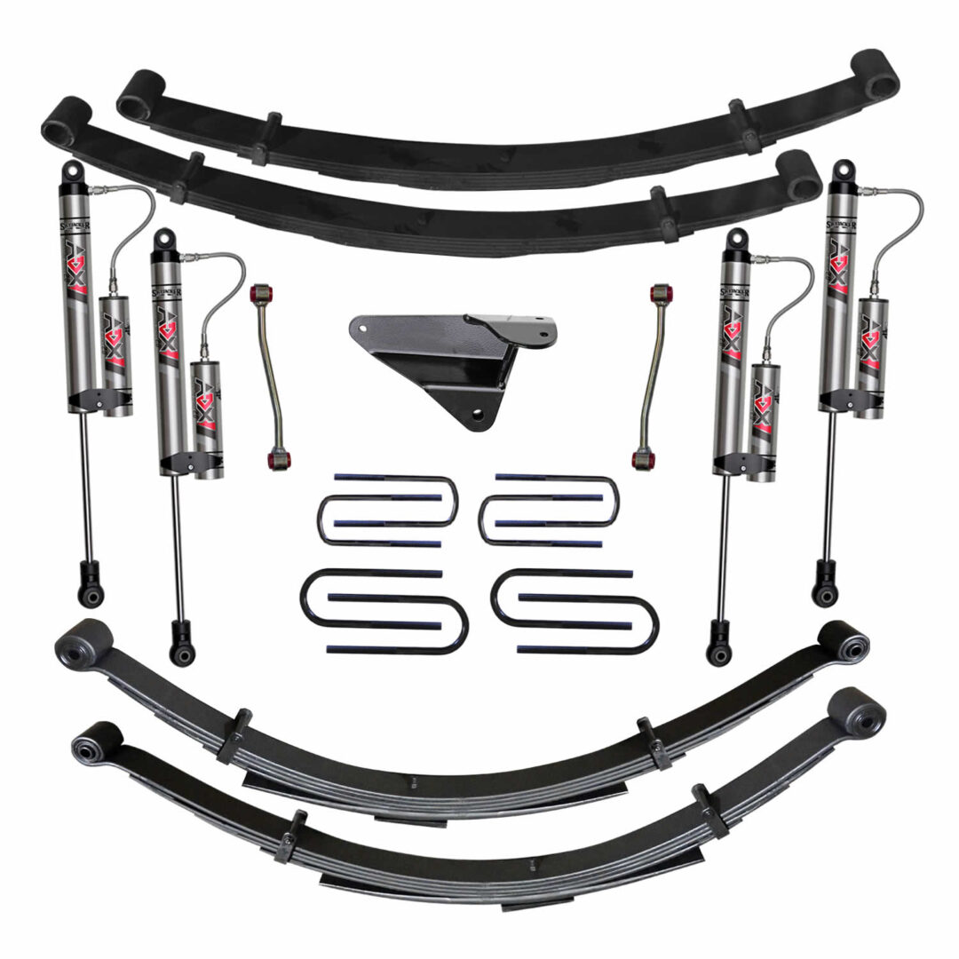 Skyjacker 99 Ford F-250 4 In Suspension Lift Kit With Adx M2.0 Aluminum Monotube Shocks - F945MK-XM