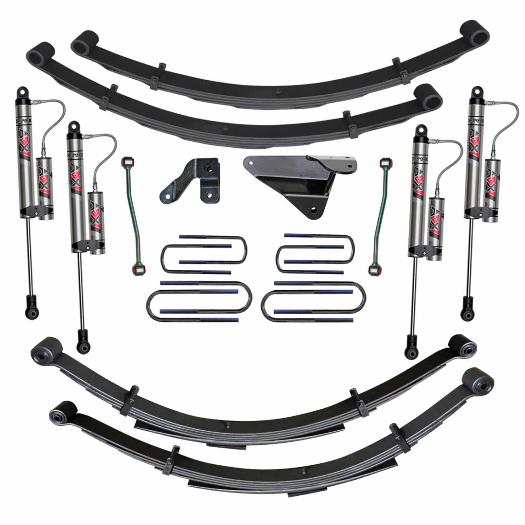 Skyjacker 99 Ford F-250 6 In Suspension Lift Kit With Adx M2.0 Aluminum Monotube Shocks