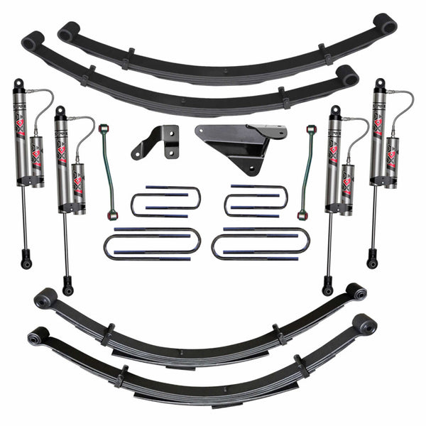 Skyjacker 99 Ford F-250 6 In Suspension Lift Kit With Adx M2.0 Aluminum Monotube Shocks