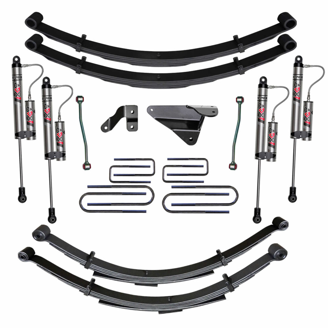 Skyjacker 99 Ford F-250 6 In Suspension Lift Kit With Adx M2.0 Aluminum Monotube Shocks