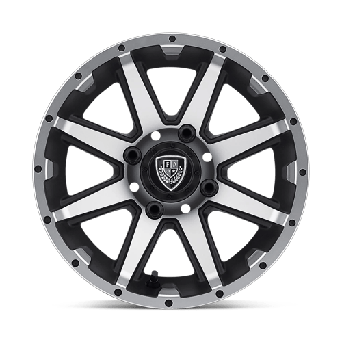 Fairway Alloys - Rebel UTV 12X6 Mach Matte Black -23MM