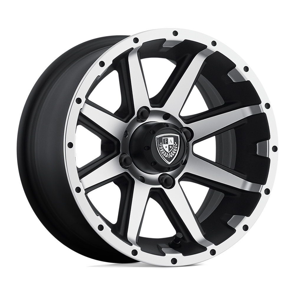 Fairway Alloys - Rebel UTV 12X6 Mach Matte Black -23MM