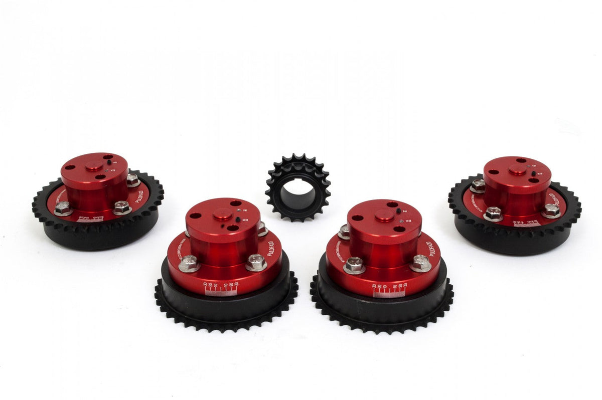 Piper Cams Subaru FA20/Toyota GT86 Vernier Pulley Set INC Crank Sprocket -Red