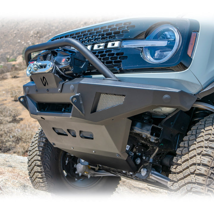 Turn Offroad 2021+ Ford Bronco Front Bumper Package - FB1-M1P for 2021-2026 Ford Bronco - close-up