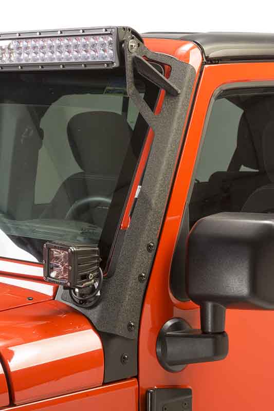 Fishbone Offroad 07-18 Jeep Wrangler JK 52In Light Bar Bracket - FB21014